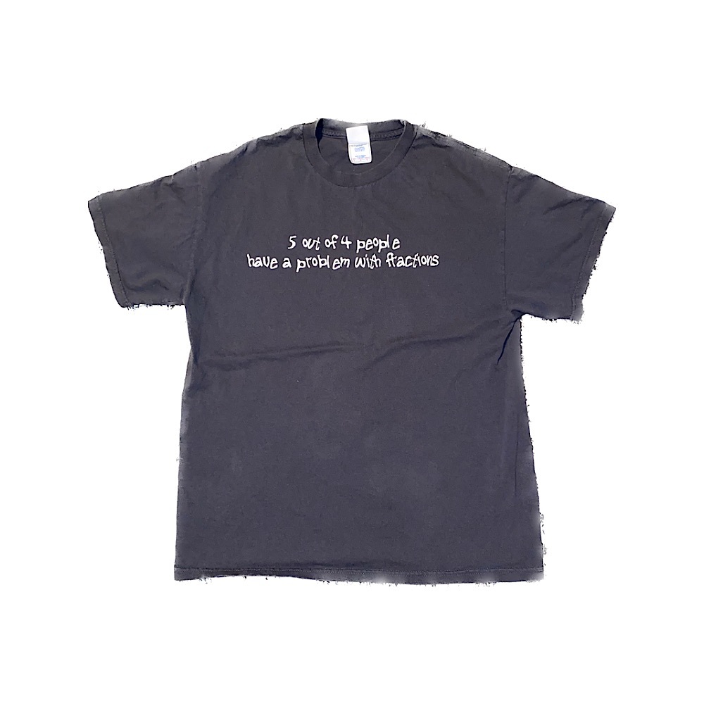 Tennessee River "5 out of 4 people are bat at fractions" shirt